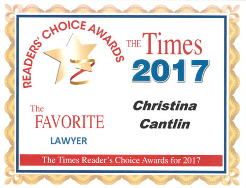 Christina Cantlin Voted Favorite Lawyer