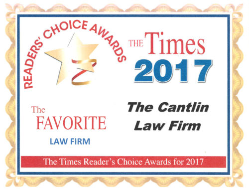 The Cantlin Law Firm Voted Favorite Law Firm